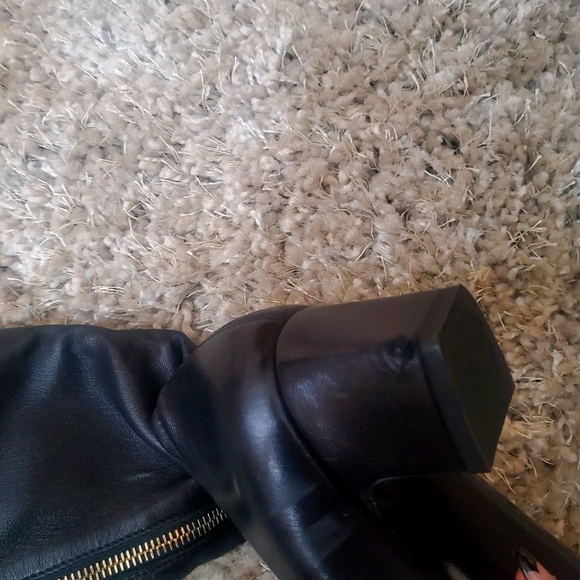 Chanel Lambskin Thigh High Zipper Boots - Picture 8 of 10